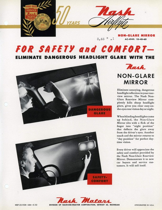 1952 Nash Accessories Booklet Page 18